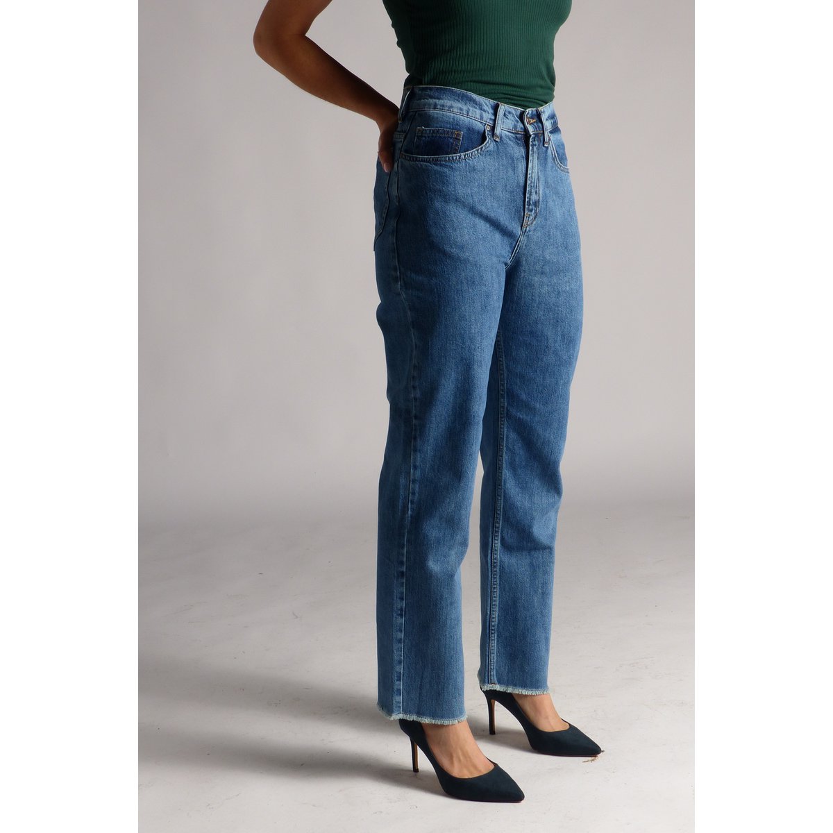 Jean Flare - Taille Haute - jean loose