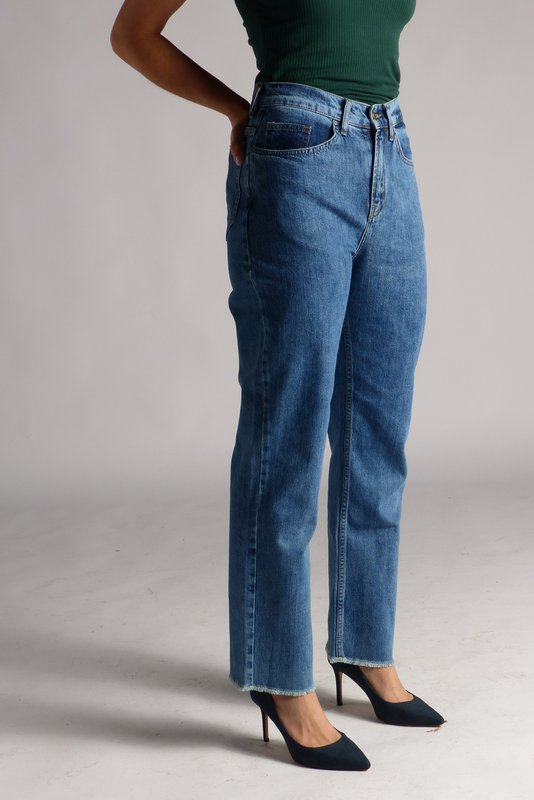 Flare Jeans - Høj talje - løse jeans