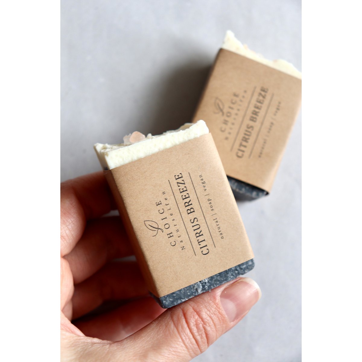 Natural soap "Citrus Breeze" with Himalayasalz, vegan, palm oil -free