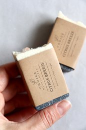 Natural soap "Citrus Breeze" with Himalayasalz, vegan, palm oil -free