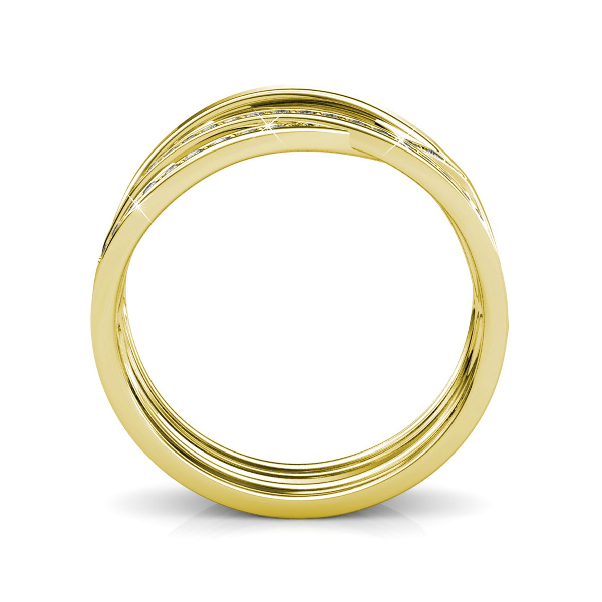 Pack Descubrimiento 5 Anillos Color Oro