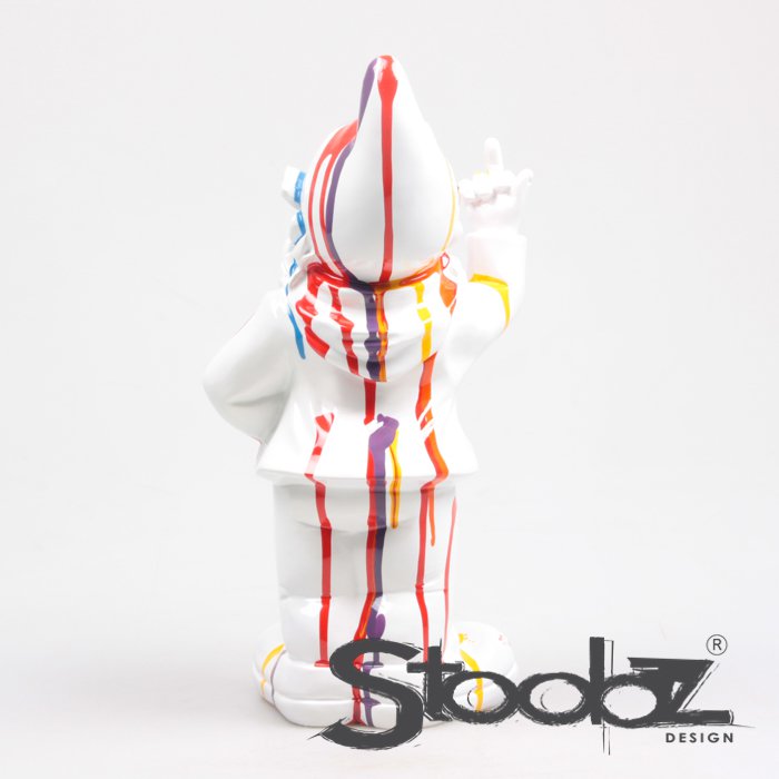 Stoobz Design Zwerg-Mittelfinger-Kunst 32 cm – einzigartiger Design-Hingucker