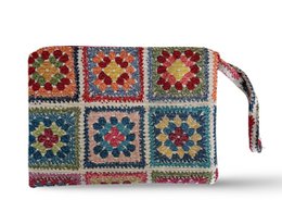 Kosmetiktasche Granny Square