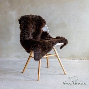 Bruin schapenvacht