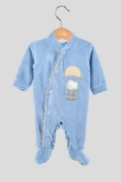 Elephant Boy Velvet Babygrow 2516B