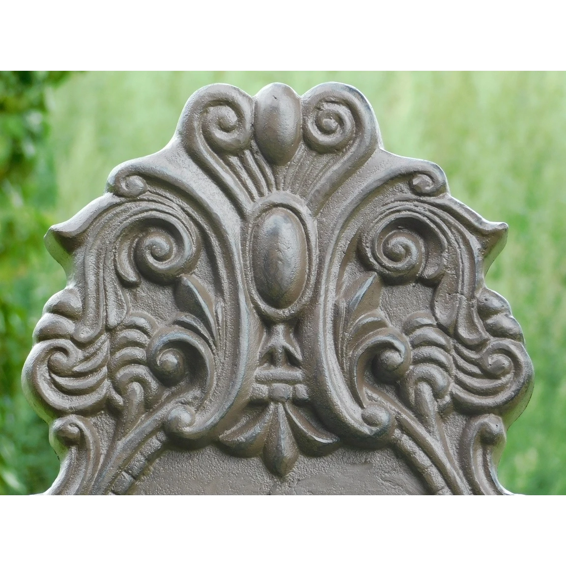 Eleganter Brunnen – mit Messinghahn – Aluminium – Dunkelbraun