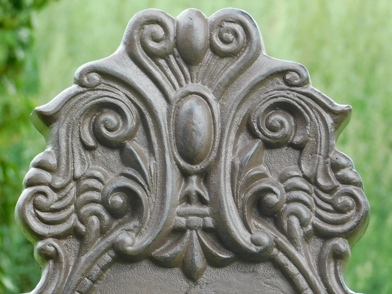 Elegante fontein – met messing kraan – aluminium – donkerbruin