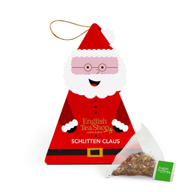 English Tea Shop - Weihnachtsmann Schlitten Claus, Tee-Figur, BIO