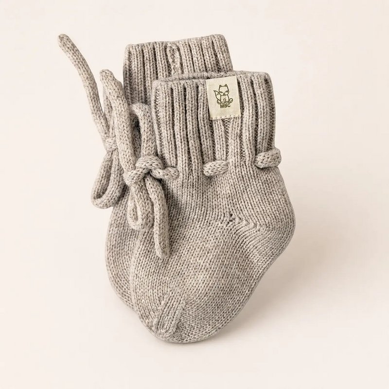 The Baby Bootie Sand | Merinould og kashmir