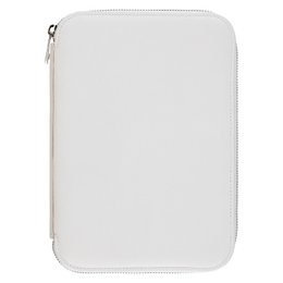 Borsa da ufficio in pelle Madda - bianca