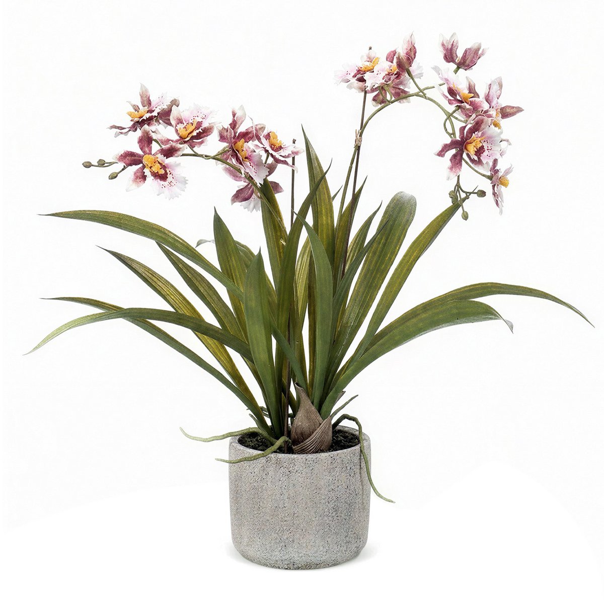 Planta artificial - Orquídea - Burdeos - 45cm