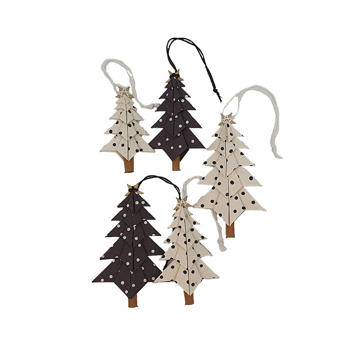X-Mas Tree Dots set/5 in un sacchetto 900-001