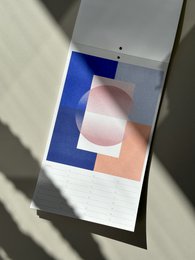 Risography birthday calendar (17.0 x 28.5 cm)