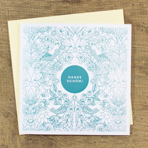 Greeting card thank you