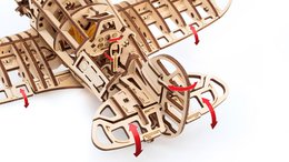 Eco Wood Art (EWA) 3D Mechanische Puzzel -Flugzeug, 1607, 42x28,7x15,4 cm