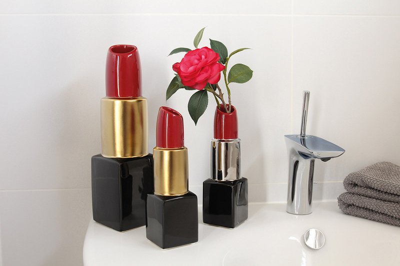 Keramisk vase læbestift "Milano" VE 4