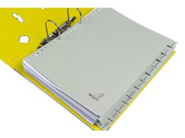 ECO Tab Kangaro A4 letters 180gr gray cardboard 23r 12pcs FSC Jan-Dec