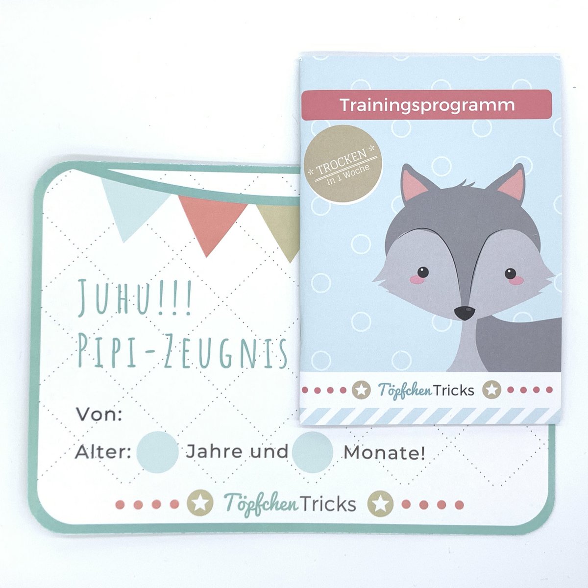 Töpfchen Tricks - Töpfchentraining Kind - Trockenwerden in 1 Woche
