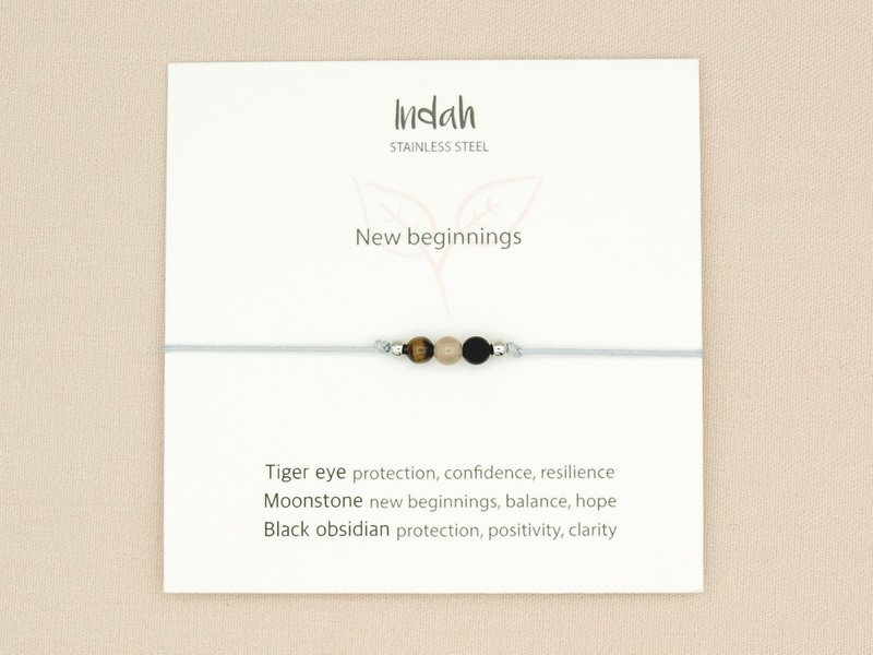 Armband rock, new beginnings, zilver en goud