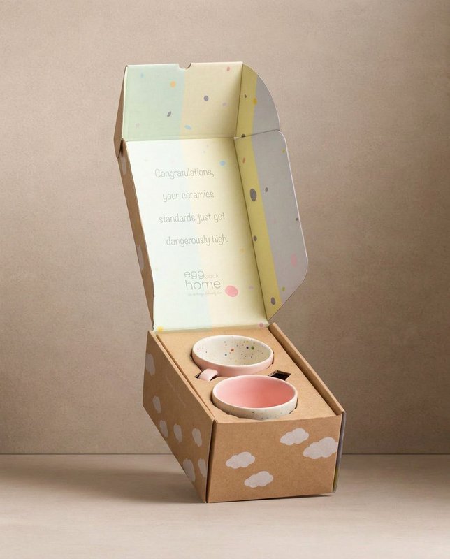 Breeze Party In/Out Stoneware Duo Set Mug 240ml Pink