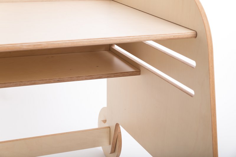 Montessori bord og stole sæt hjul