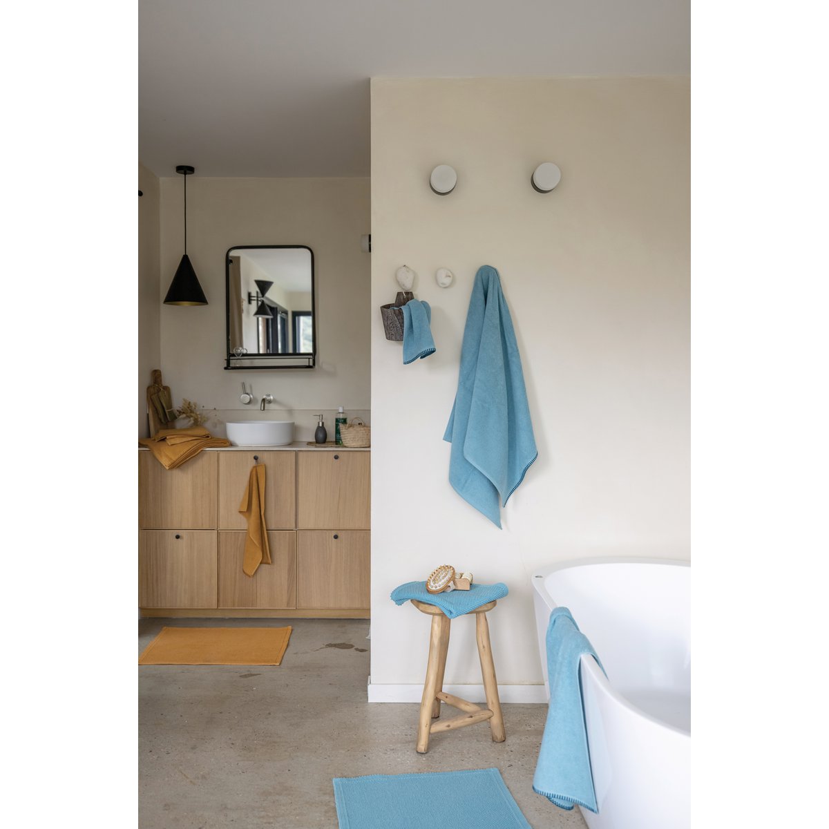 Serviette de toilette Bora Quartz 50 x 100