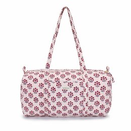 Große Reisetasche aus Bio-Baumwolle - Rosa Blume