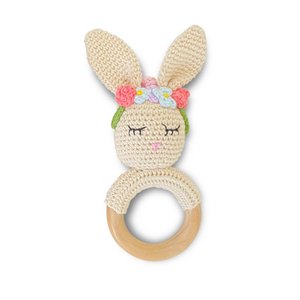 Hase gehäkelte Rassel