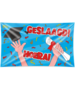 XXL-Flagge - bestandener Cartoon