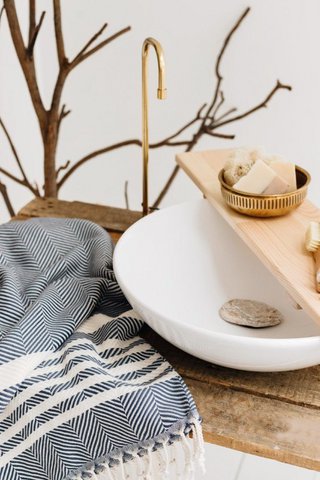 Herringbone Bath And Beach Towel