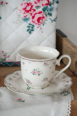 Porzellantasse mit Untertasse Lisa 300 ml Isabelle Rose