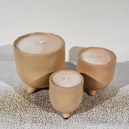 Nude Marble Candle