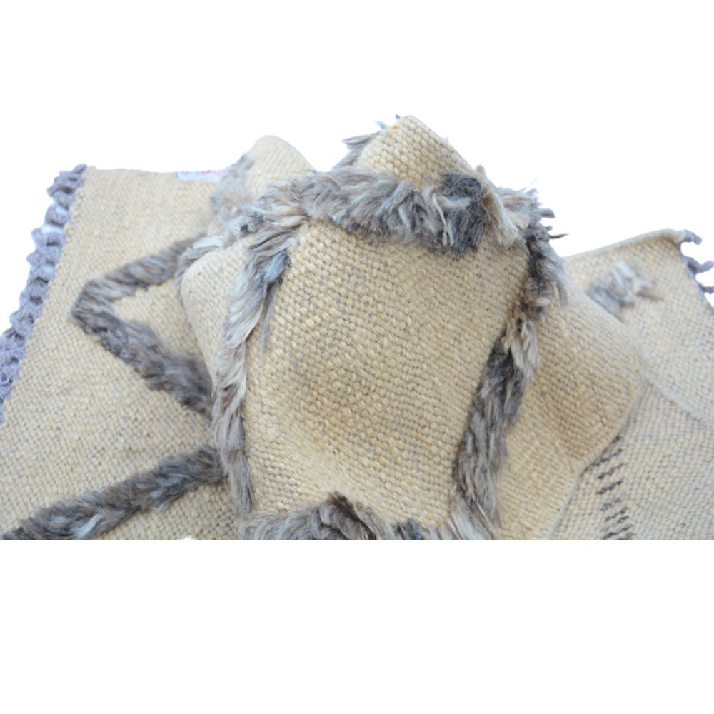 IKAT Sivas Tan Brown Kelim Teppich