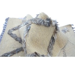 IKAT Sivas Tan Brown Kelim Teppich