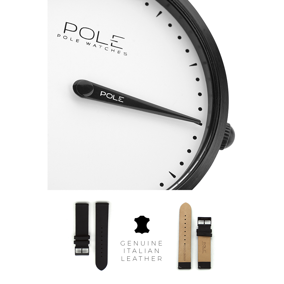 ACHROMATIC - Single Hand Clock