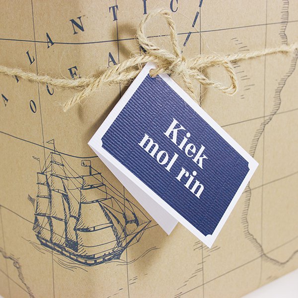 Geschenkanhänger Kiek mol rin