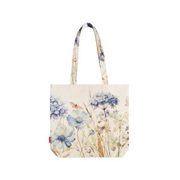 Canvas-Tasche mit Blumenmuster. Größe: 39 x 36 x 8,5