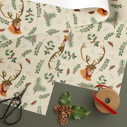 Geschenkpapier Weihnachten Rentier – Ricardo im Strickpulli (3er-Set)