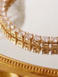 Tijdloze tennisarmband met diamantlook