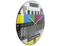 Wanduhr NeXtime Testpage Dome 35 cm