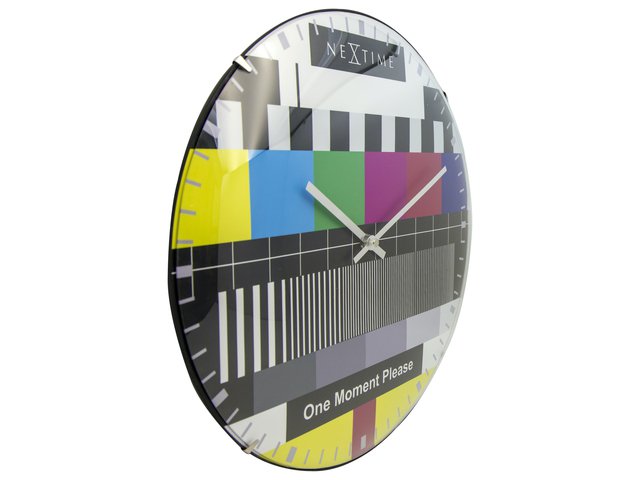 Wanduhr NeXtime Testpage Dome 35 cm