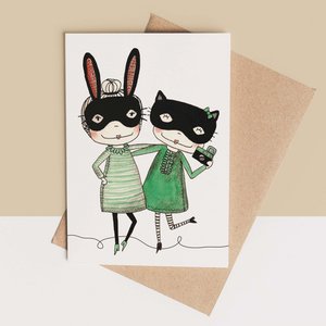card + envelope - party girls