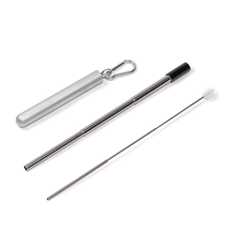 Paille pliable réutilisable | Pliable dans un étui