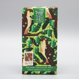 65% mørk chokolade med grøn mango og salt