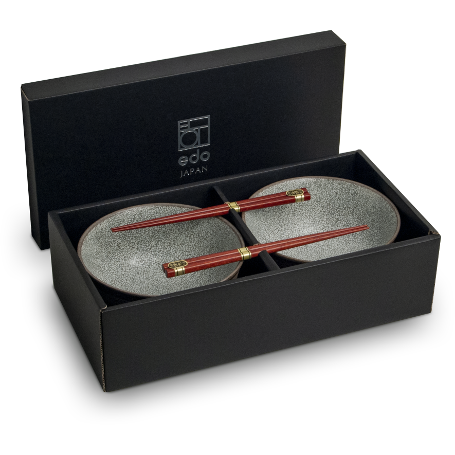 Edo Koishi Pokébowlset, 17x9cm, 2 pers., giftbox