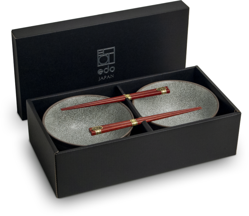 Edo Koishi Pokébowlset, 17x9cm, 2 pers., giftbox