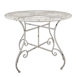Bistro table White, Iron Γ 101x77 cm