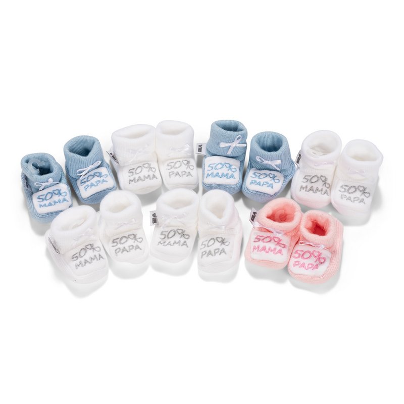 Babysokker '50%PAPA+50%MAMA' Assorti
