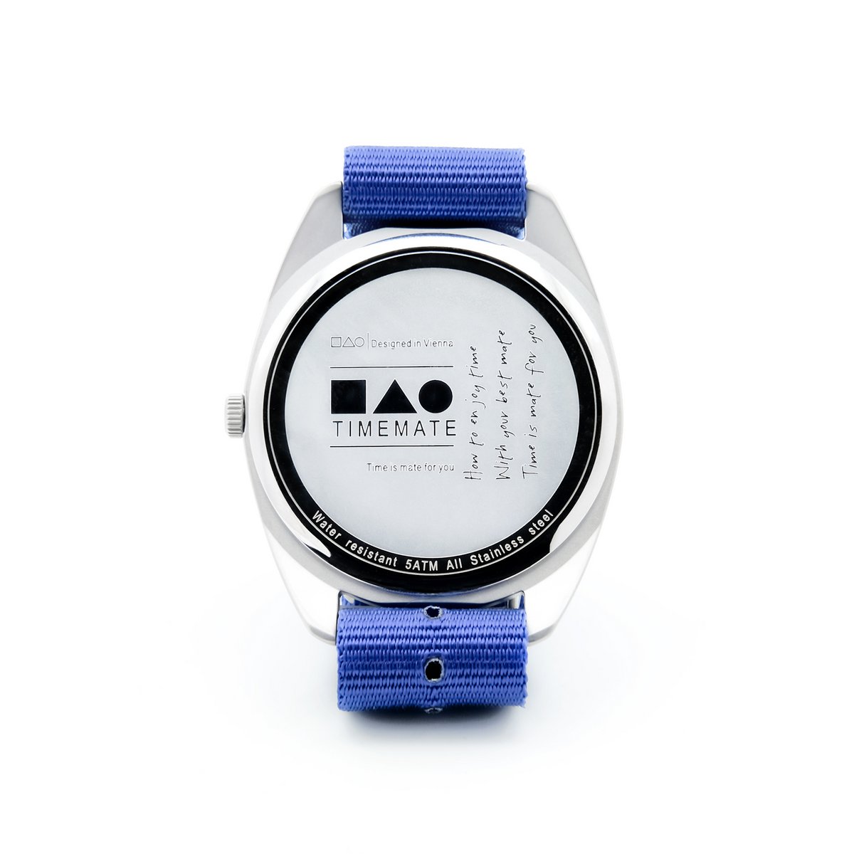 Loos Berger - Zilver Sky White
