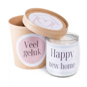 Geschenk | Frohes neues Zuhause | Kerze
